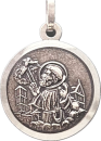 MEDAILLE HL. FRANZ VON ASSISI 925 Sterlingsilber